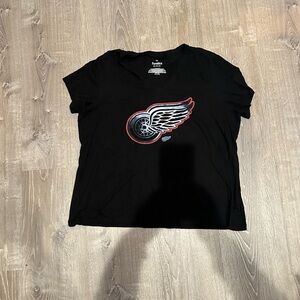 Fanatics  Detroit Red Wings T-Shirt in black NWOT 2XL